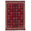 Tapis rouge foncé tadjik 3 pi 11 po x 5 pi 11 po