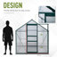 Aaliegha 6 Ft W x 10 Ft D Greenhouse