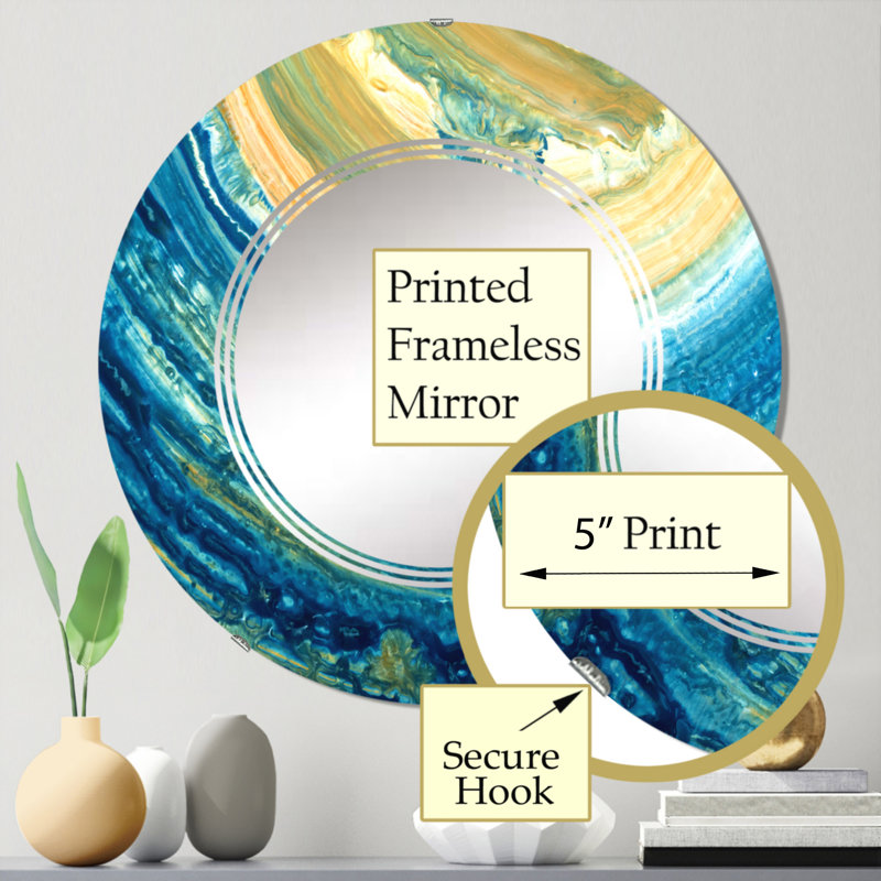 Circle Mirror, 24" x 24"