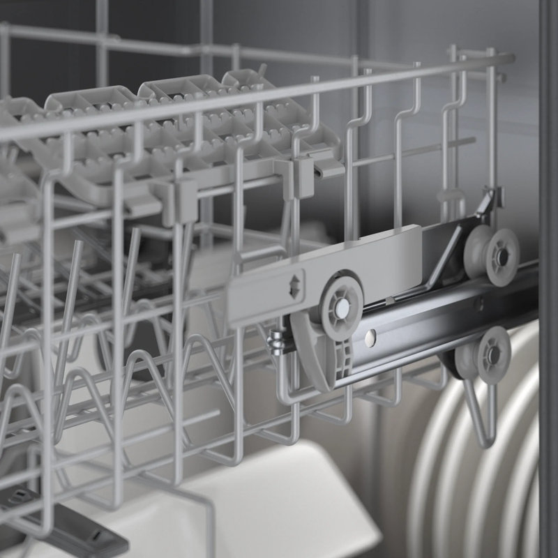 300 Series 24" Stainless Steel Front Control Built-In Dishwasher with 3Rd Rack, Stainless Steel