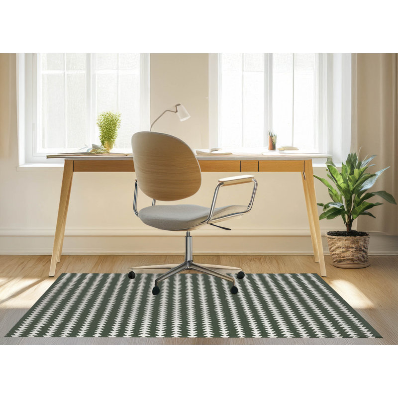 Tapis de bureau Tribal, L 6 pi x L 4 pi, Chimichurri