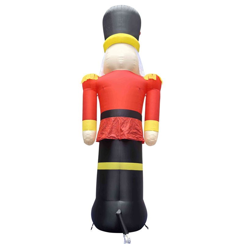Lighted Inflatable Nutcracker Soldier Outdoor Commercial Christmas Decoration - 20'