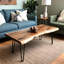Solid Wood Four Leg Coffee Table-1396858393