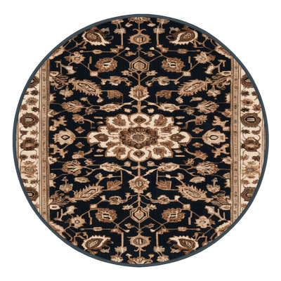 Machine Washable Turkish Brown Area Rug