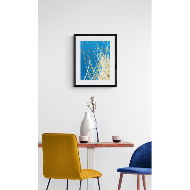 Dune Grasses Print by Petra Trimmel, Black Framed Canvas, 32" H x 24" W