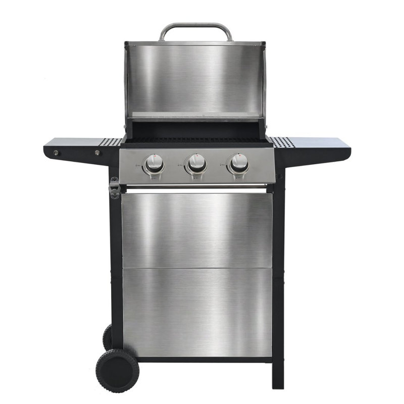 Barbecues à gaz ENDARK à 3 brûleurs en acier inoxydable