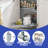 Swing Out Blind Corner Kitchen Cabinet Organizer with 2 Adjustable Shelves, Stainless Steel Rotating Storage Rack for Space Saving Organization-776814246