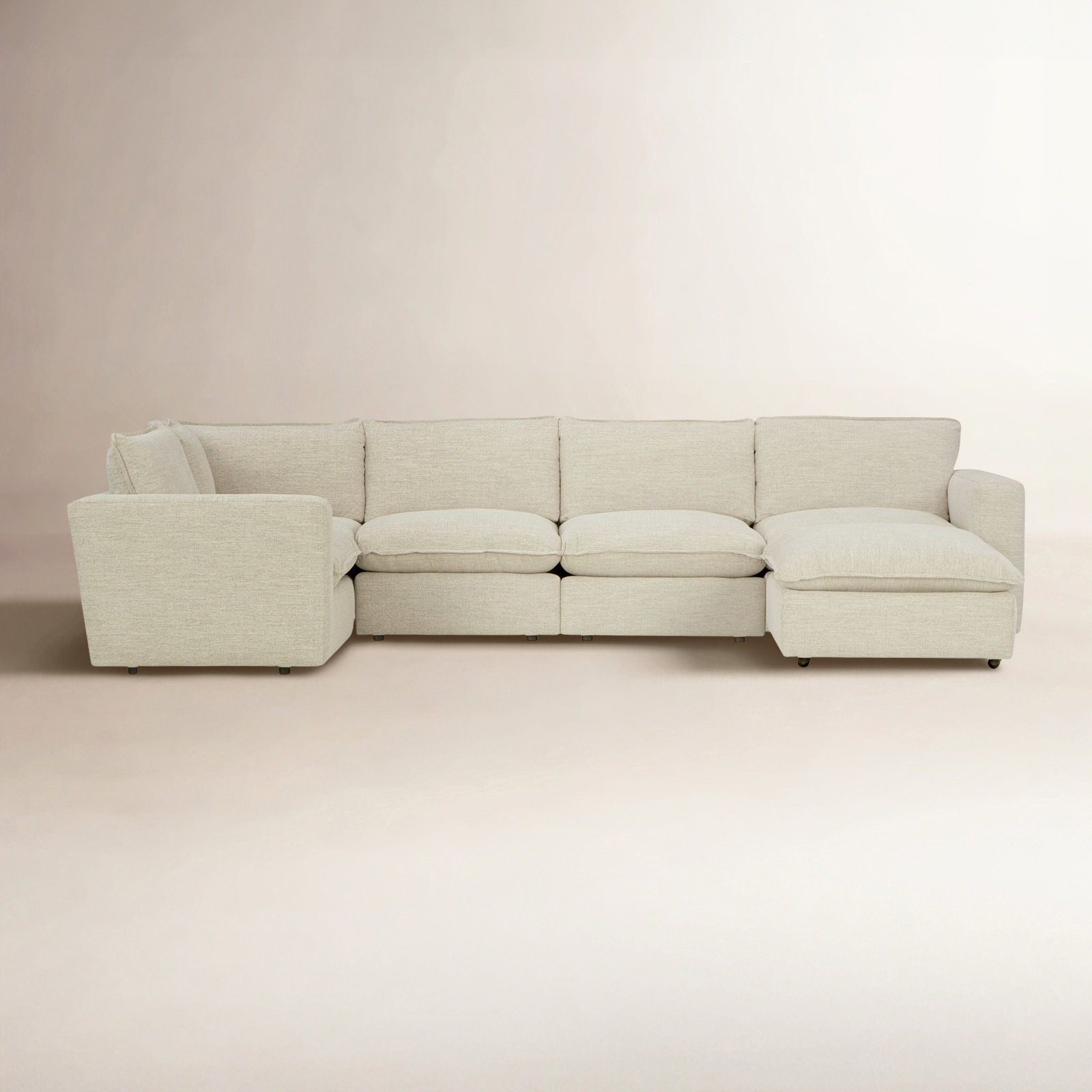 Zisa Modular Upholstered Reversible Sectional