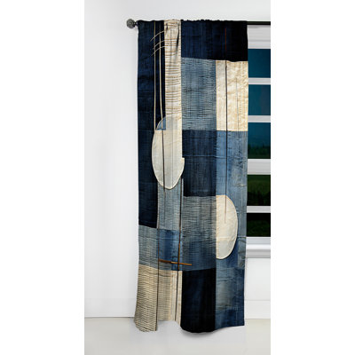 Neida - Rideau Collages - Rideau occultant abstrait - 1 panneau