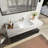 Sinber 14.72'' White Ceramic Rectangular Undermount Bathroom Sink with Overflow