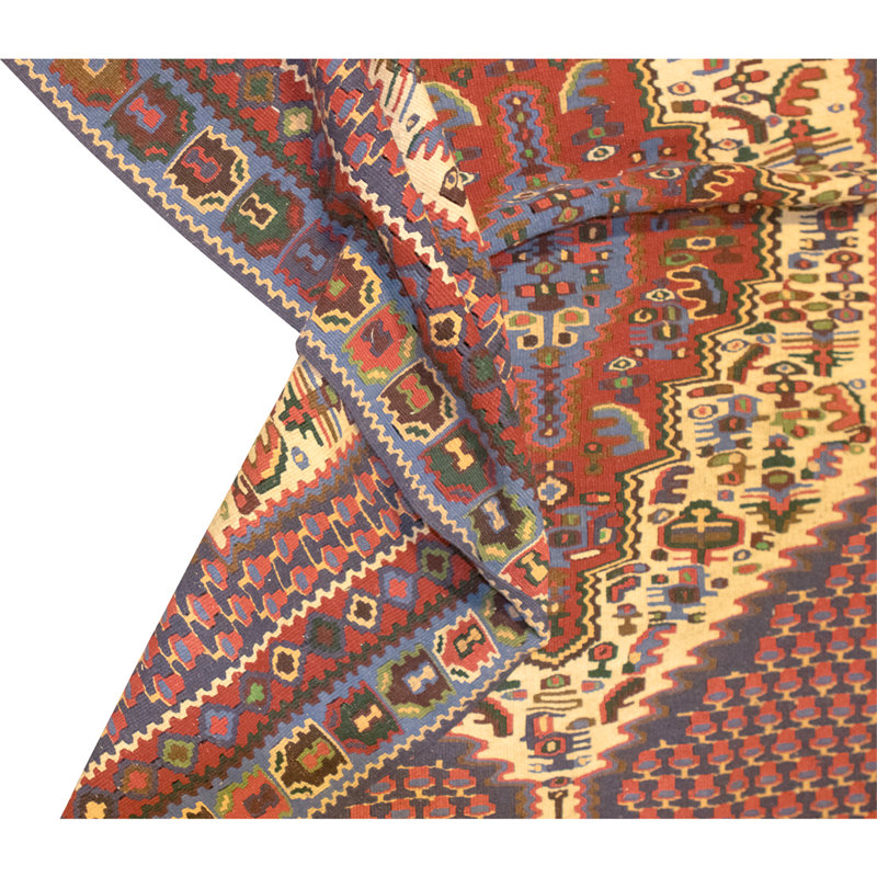 Tapis multicolore de haute qualité noué à la main