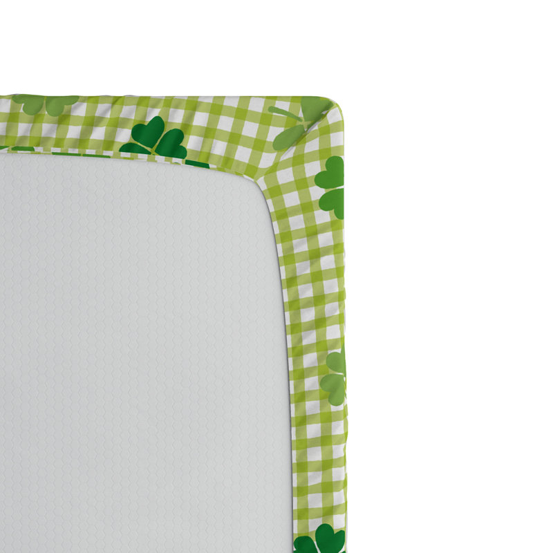 Microfiber Geometric Fitted Sheet, Full Fitted Sheet