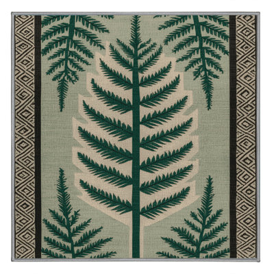 Tapis lavable de fougère du désert