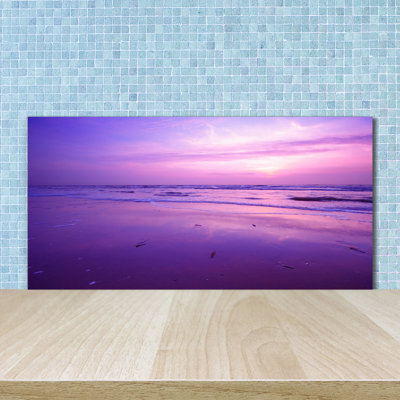 50cm W x 100cm L Glass Peel and Stick Panel