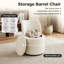 Upholstered Swivel Accent Chair-1259568847