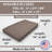 Memory Foam Infused Futon Mattress Full – Washable Removable Cover, Heavy-Duty Zipper, Thick Foldable Sofa Bed Cushion For Guest Room, Apartment, Dorm (Frame NOT Included)-885193997-885193993