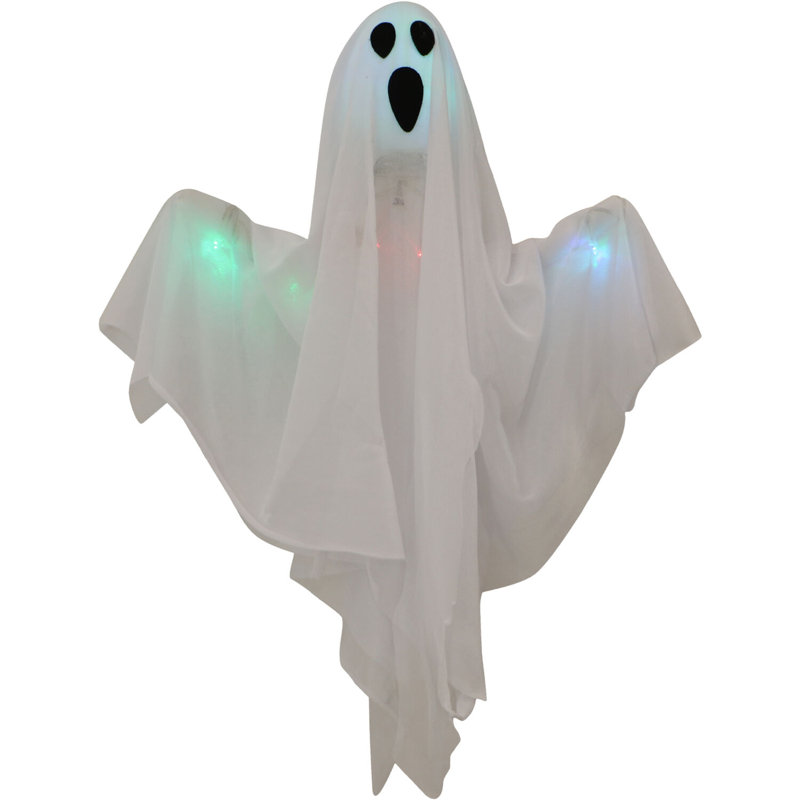 2 Piece Light-Up Ghost Figurine Set