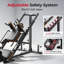 FED Fitness Feierdun Series LP1 3-en-1 Machine à presser et hacher les jambes, capacité de 1 200 lb, ultra-silencieuse et réglable