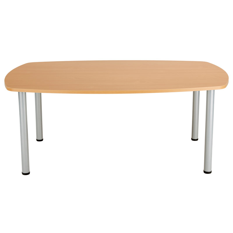 Bouton 180cm Boat Shaped Conference Table, Beech