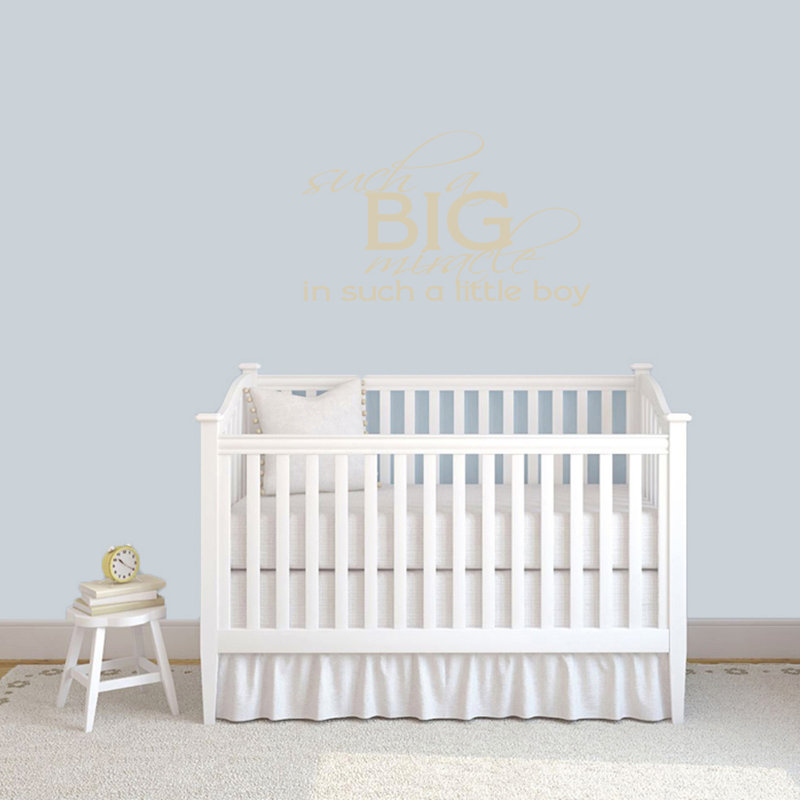 Décalcomanie murale un petit garçon, Beige