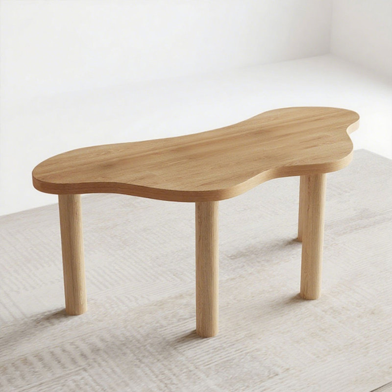 Bureau en bois massif brun Freeform, H 29,53 po x l 62,99 po x P 27,56 po