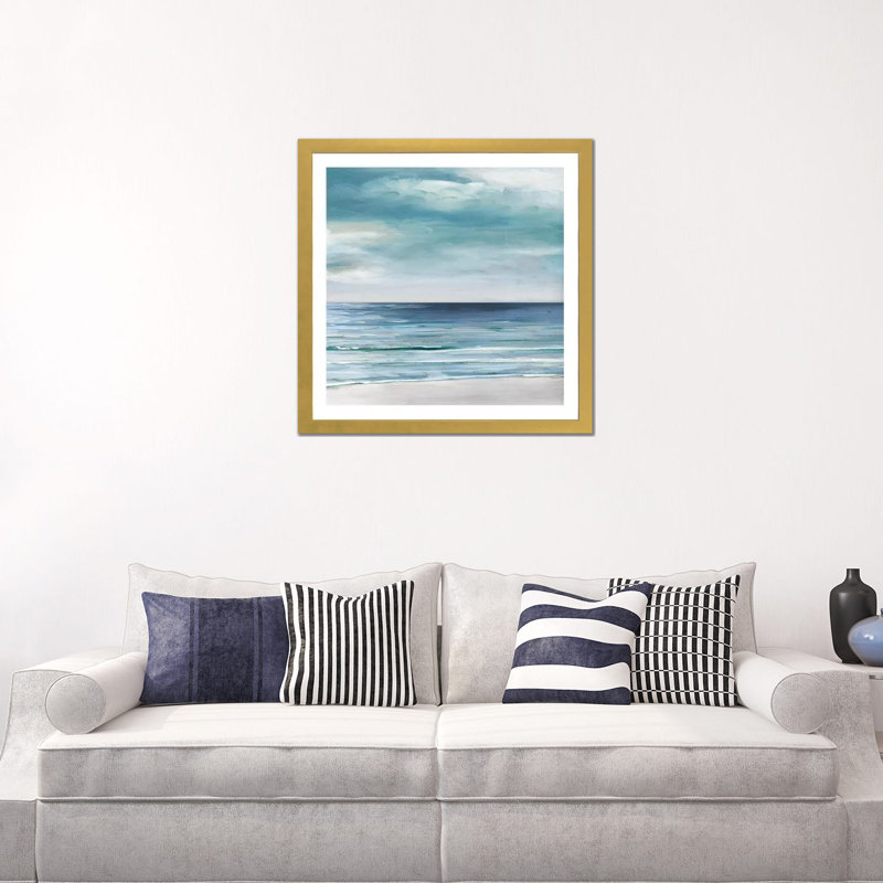 «Summer Soar» par Sally Swatland - reproduction d'art, Papier encadré blanc, Blanc, H 24 po x l 24 po x p 1 po