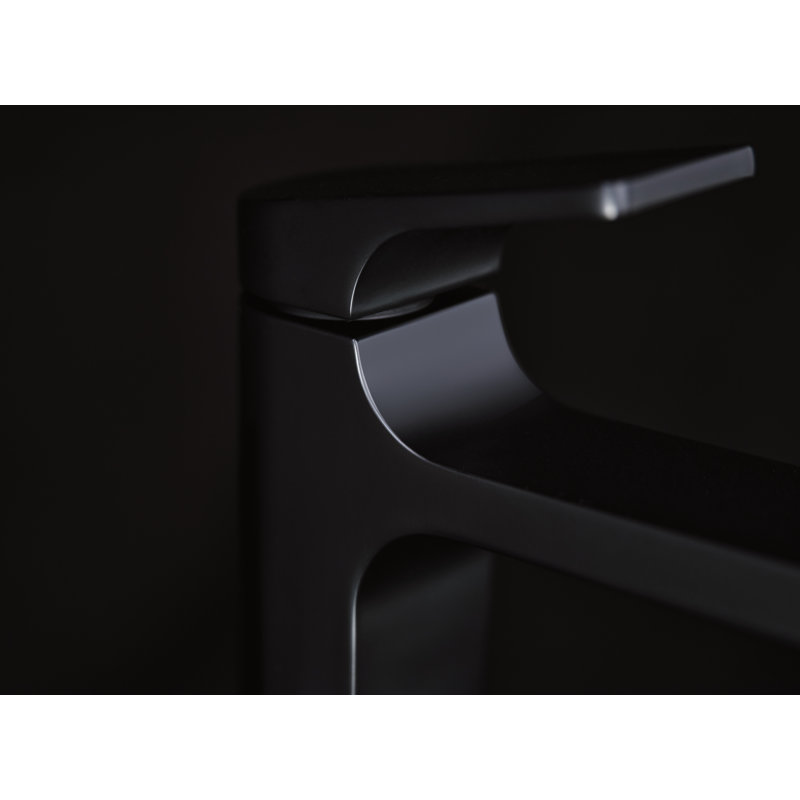 Ode Single Handle Tall Lavatory Faucet, Black