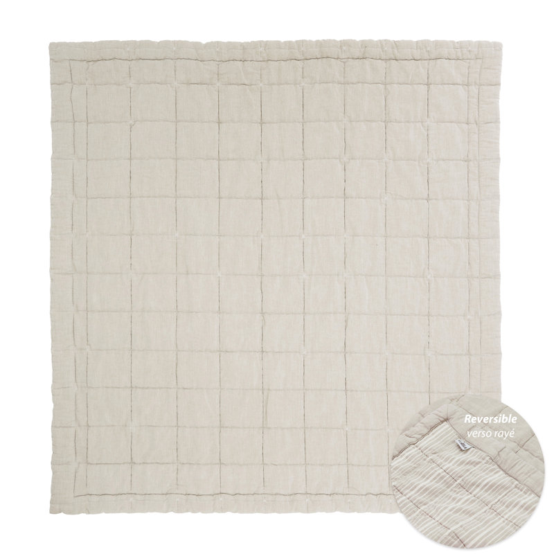 Alezzi Striped Area Rug, Rectangle 87 x 100cm