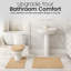 Ensemble de tapis de bain moelleux 3 pièces avec envers antidérapant Soft Comfort
