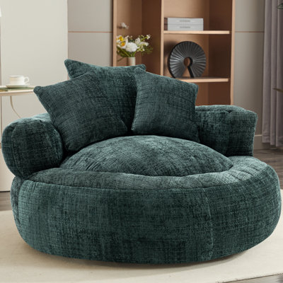 Corduroy Lazy Sofa Bean Bag – Compressed Pack Floor Leisure Chair