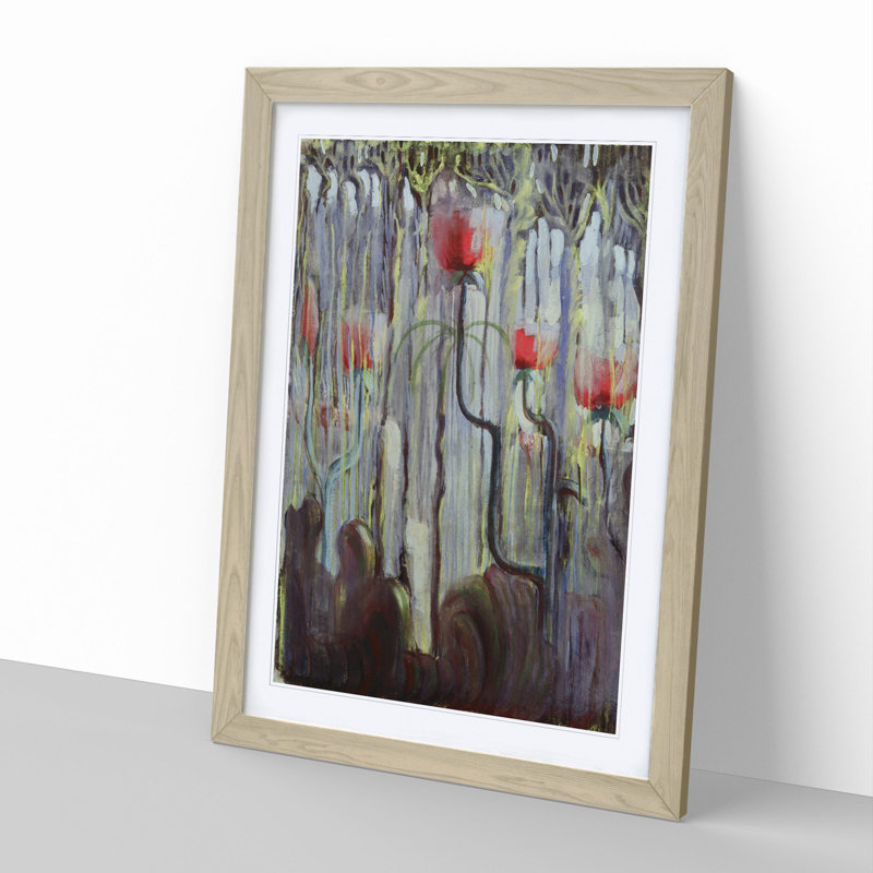 Creation of the World Vol.4 by Mikalojus Konstantinas - Picture Frame Painting, 48cm H x 36cm W x 2cm D, Oak Framed
