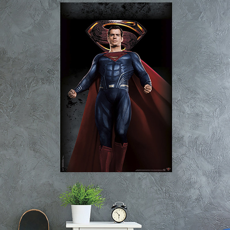 « justice ligue »-impression sur papier superman