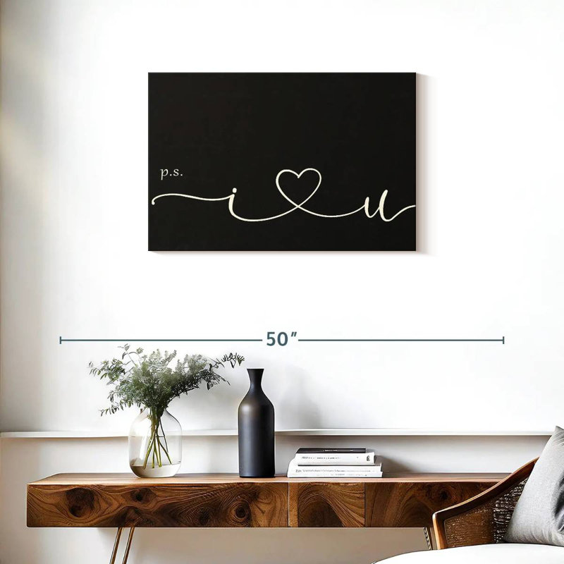 Plaque murale «Khylige I Heart You», H 20 po x l 30 po