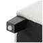 Banc de rangement avec repose-pieds White Boucle