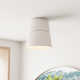 Logan Single Light Ceramic Flush Mount