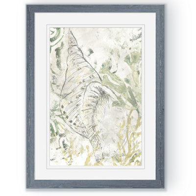 « verdoyant shell fresco ii » par paul cezanne-cadre photo, reproduction d’art