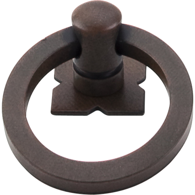 Normandy Smooth Ring Pull, Patina Rouge