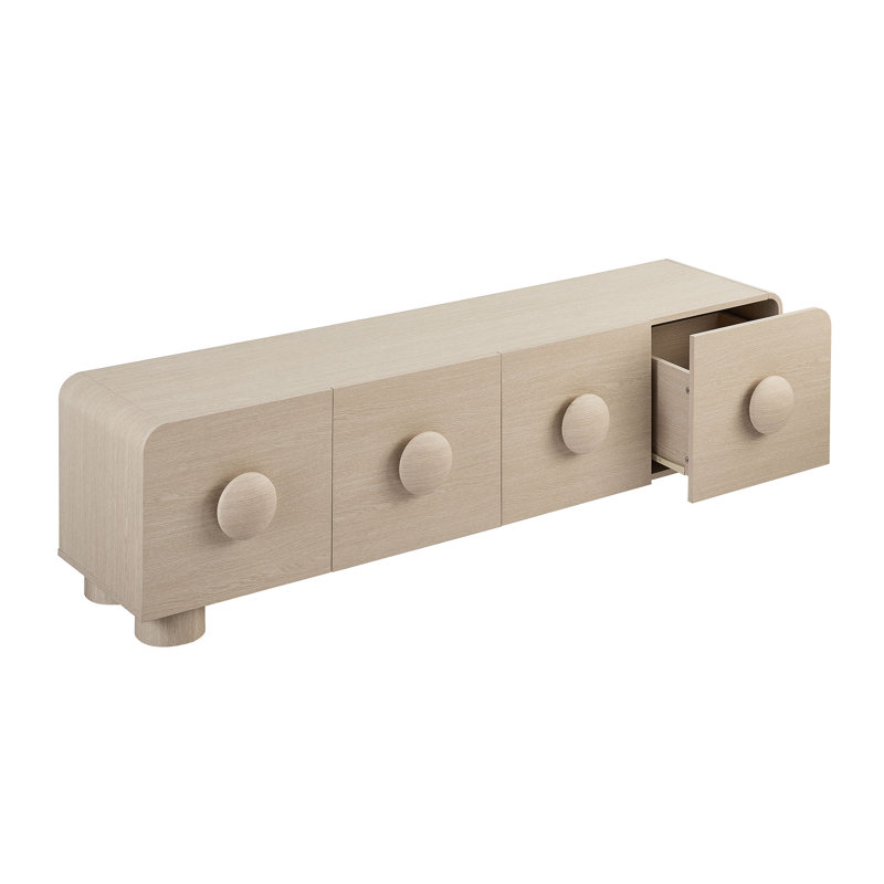 Sonnet 69" Low Profile TV Stand, Ash
