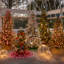 Lighted Artificial Fir Christmas Tree-474676486