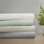 Ensemble de draps pour grand lit 4 pièces en coton biologique taupe 300 fils Farwell