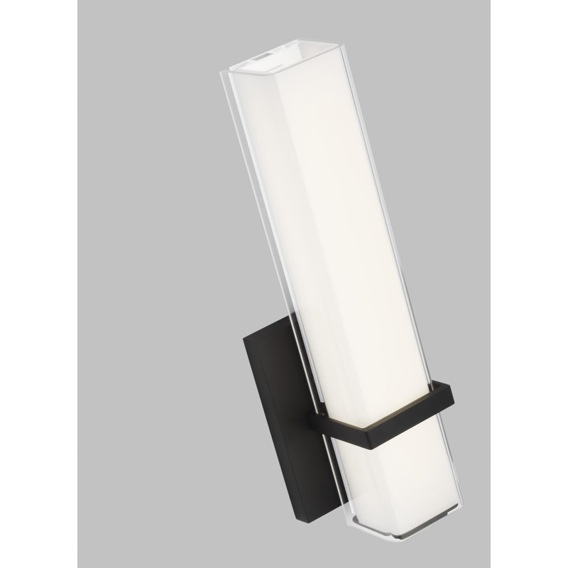Milan 1 - Light LED Bath Bar, Nightshade Black