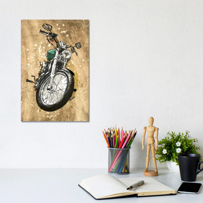 Metallic Rider II by Annie Warren - Wrapped Canvas Print