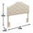 Mikaeli Sarcoline Queen Upholstered Panel Headboard