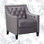 Fauteuil en polyester capitonné de 29 po de largeur Chilukki-69823074