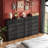 Tall Fabric Dresser With 12 Drawers For Bedroom, Closet, Chests Of Drawers, Fabric Storage Dressers, Steel Frame-890255220