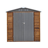 4*6FT Iron-Wood Combination Tool Shed – A Perfect Blend Of Nature And Functionality