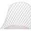 Chaise en polypropylène blanc Lily