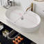 Meuble-lavabo mural avec lavabo ovale en céramique-2114973073