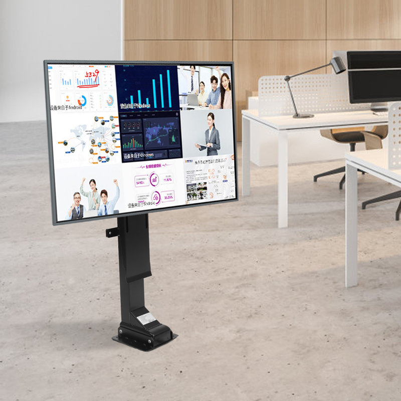 YXSUN Black Removable Floor Stand Mount Holds up to 176.37 lbs for 32''-70'' TV