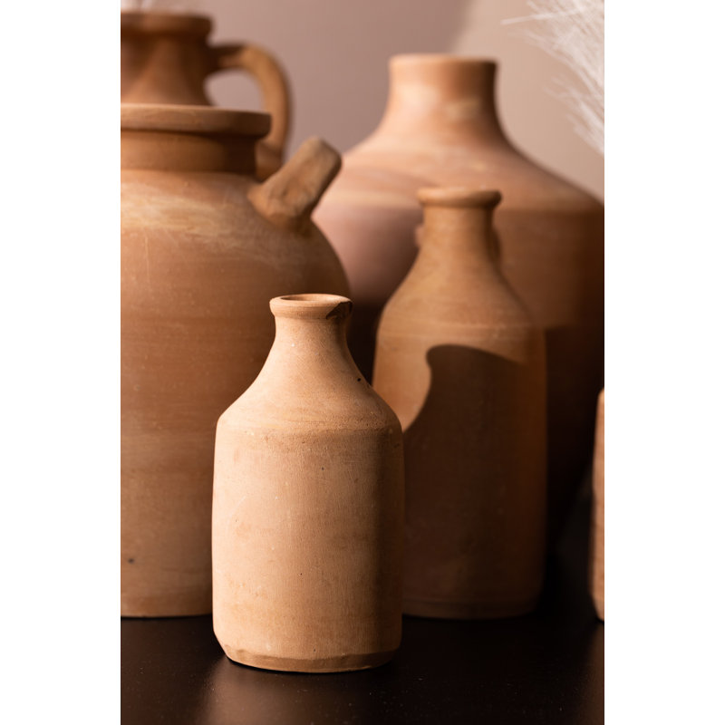 Persell 8.66'' Terracotta Table Vase